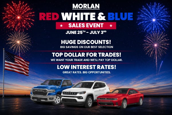 Morlan Red White and Blue Sales Event